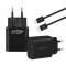 Incarcator Retea Cu Cablu USB-C Blavec BC-7, 45W, 3A, 1 x USB-C, Negru