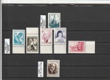 ROMANIA 1974 LP 850 LP 858 LP 869 ANIVERSARI I II III UZUALE SERII MNH NESTAMPILATE