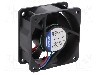 Ventilator 60x60x25mm, 24V DC, volum aer 35m3/h, EBM-PAPST - 614NGM