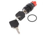 &Icirc;ntrerupător cu Cheie SPDT &Oslash;16mm 2 Pini