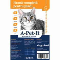 A-Pet-It, hrana uscata pentru pisici, pui 800 g