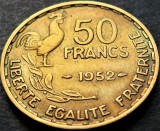 Moneda istorica 50 FRANCI - FRANTA, anul 1952 * cod 4761 B