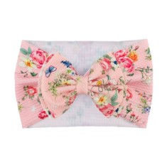 Bentita lata cu funda si imprimeu - Model 6 (Marime Disponibila: 6-12 luni