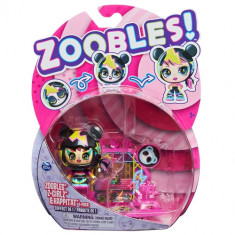 Figurina Spin Master Zoobles Z-Girlz Fetita Ursulet Panda foto