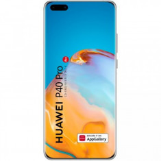 Smartphone Huawei P40 Pro, Dual Sim, 6.58 Inch FullHD, Kirin 990 Octa Core, 8 GB RAM, 256 GB, Retea 5G, Ice White foto