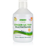 Swedish Nutra Ginger Ultra+ Multivitamin băutură pentru susținerea imunității și atenuarea oboselii și a epuizării aroma Ginger 500 ml