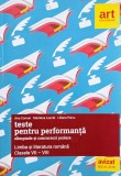 Teste pentru performanta Olimpiade si concursuri scolare. Limba si literatura romana Clasele VII-VIII - Ana Coman