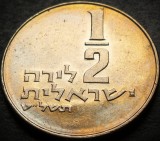 Moneda 1/2 LIRA / LIRAH - ISRAEL, anul 1979 * cod 5340 B