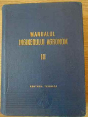 Manualul inginerului agronom ( vol. III - Zootehnia ) foto