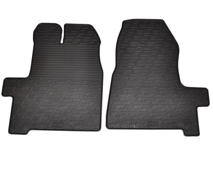 Set covorase auto din cauciuc Ford Transit Custom 2012-12.2017, Transit Furgon (doar fata), Negru, Gledring, 4 buc. AutoDrive ProParts