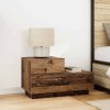 VidaXL Noptieră cu sertar Lemn Vechi 70 x 36 x 40.5 cm Lemn compozit 863063