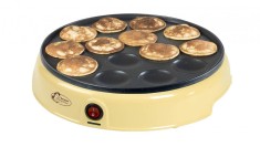 Aparat pentru mini-clatite Bestron Poffertjes, 800W, design retro, galben - RESIGILAT foto