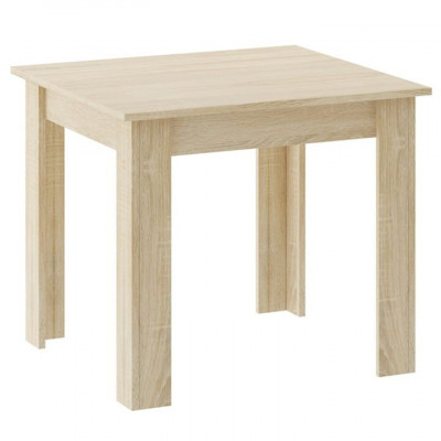 Masa pentru sufragerie/living, Artool, lemn, stejar sonoma, 80x80x75 cm foto