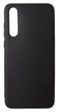 Husa Silicon Mat Neagra Huawei P20 Pro, Anti-soc, Anti-amprenta, Anti-alunecare, Carcasa Protectie Telefon