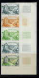Franta 1966 - Carnac, Mi1519 probe de culoare nedantelate