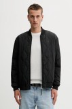 Tommy Jeans geacă bomber culoarea negru, de tranziție, DM0DM21685