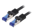 Patch Cord Negru S/FTP Cat 6a 3m LSZH