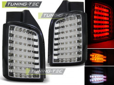 Stopuri LED compatibile cu VW T5 04.03-09 / 10-15 Crom Negru LED foto