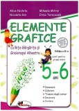 Elemente grafice cu Riţa Gărgăriţa şi Greieraşul Albastru, caiet pentru grupa mare 5-6 ani - Paperback brosat - Alice Nichita, Nicoleta Din, Irina Ter