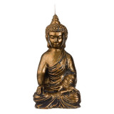 Lumanare decorativa 3D in forma de Budha, 8x8x15 cm