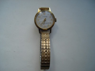 Ceas dame mecanic elvetian Lucerne 1 jewels, defect, cheita blocata foto