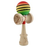 Kendama X Originala, Ata 62/65 cm Special Rosu/Galben/Verde