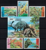 CONGO 1993 - Animale preistorice / serie completa + colita