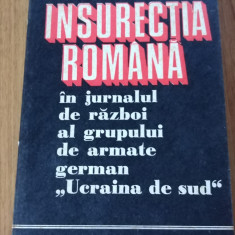 Insurectia Romaniei in jurnalul de razboi al gr. de armate german Ucraina de Sud