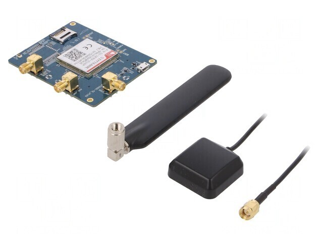 Kit de evaluare SIM7600E cu SD, SMA, USB micro