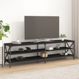 Comodă TV, negru, 180x40x50 cm, lemn prelucrat, vidaXL