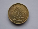 5000 LIRA 1995 TURCIA, Europa