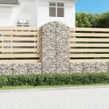 Cumpara ieftin Coș gabion arcuit, 100x30x200/220 cm, fier galvanizat