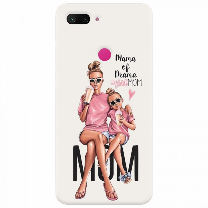 Husa silicon pentru Xiaomi Mi 8 Lite, Mom Of Drama GirlMOM