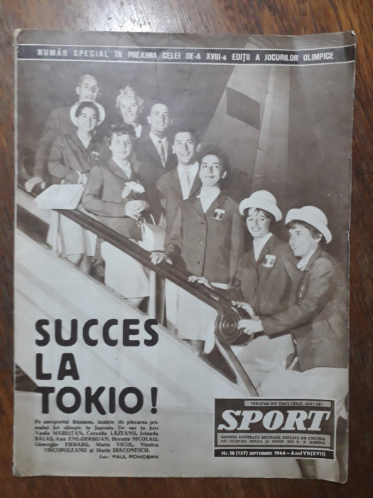 Revista Sport nr. 18 / 1964 / CSP