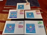Set de 5 FDC-uri - Los Angeles 1984