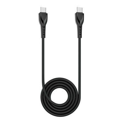 Cablu de date sau incarcare universal Tip C- Tip C elSales ELS-CA51, lungime 1 metru, cauciucat, negru foto