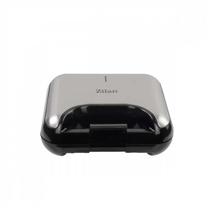 Sandwich-Maker 3 in 1 Zilan ZLN4704 Gri, putere 800W, sistem de inchidere