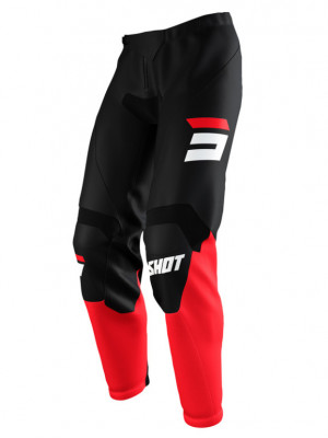 Pantaloni Enduro MX Shot Burst Red foto