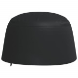 Husa scaun suspendat tip ou, negru, &Oslash; 190x115 cm Oxford 420D GartenMobel Dekor, vidaXL