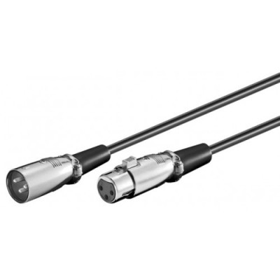 Cablu extensie XLR la XLR mama 6m Goobay foto