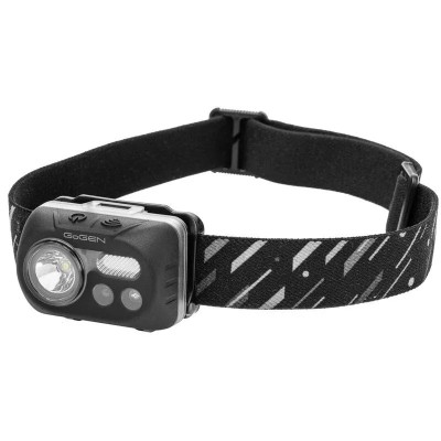 Lanterna de cap GOGHL01B, 220 lm, 3 x AAA, senzor de miscare, neagra foto