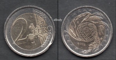 ITALIA 2004 2 euro, WORLD FOOD PROGRAMME foto