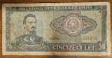 Bancnota 50 Lei 1966 RSR Rom&acirc;nia - Bancnote Rom&acirc;nești Colecție