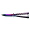 Briceag fluture IdeallStore&reg;, Rainbow-Palette, 22.5 cm