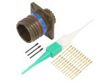 Conector militar dimensiune 13 MIL-DTL-38999 Series III oliv