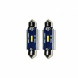 Set 2 x Bec LED 39mm sofit, cu 3 leduri CANBUS, Universal