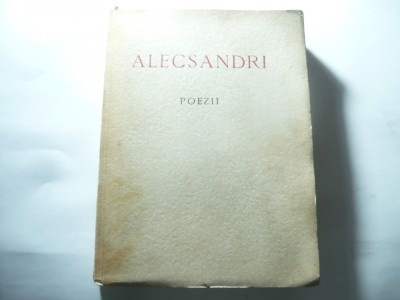 V. Alecsandri - Poezii - ediție omagială , ilustrații de Demian 1940 ,326pag foto