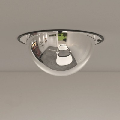 vidaXL Oglindă circulară cu cupolă completă, &amp;Oslash;30 cm, acrilică 153091 foto