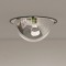 vidaXL Oglindă circulară cu cupolă completă, &Oslash;30 cm, acrilică 153091