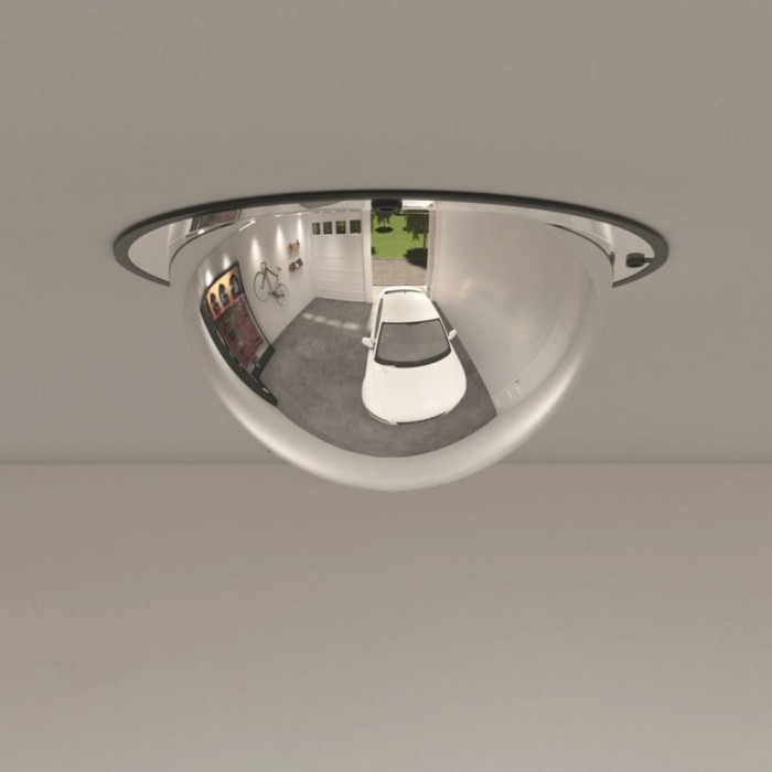 vidaXL Oglindă circulară cu cupolă completă, &Oslash;30 cm, acrilică 153091
